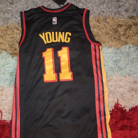 Men's Large Trae Young  Black  Atlanta Hawks 2020/ - Picture 3 of 9